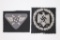 Group of (2) WWII Nazi Bevo Patches