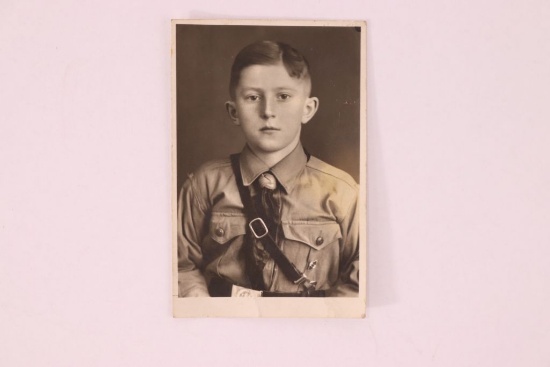 Nazi Hitler Youth Boy Photo