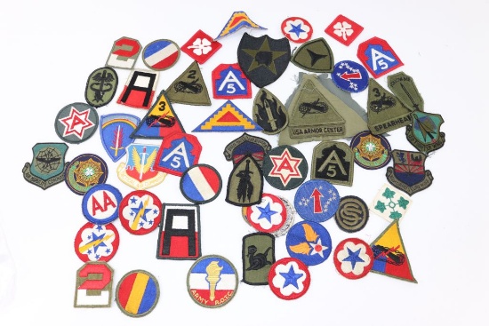 Lot of (50) U.S. Military Patches