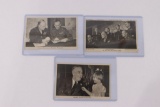 (3) WWII Dutch Eisenhower/Rossevelt PCs