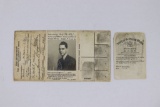 WWII/1941 War Department ID Booklet