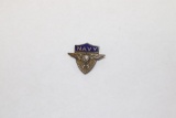 WWII USN V-5 Program Pilot Cap Pin