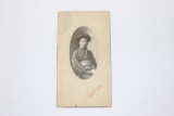 Rare 1800's Japanese Geisha Girl Photo