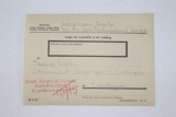 Package Label from Brandenburg CC Camp