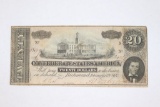 Civil War Confederate CSA $20.00 Note
