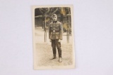 WWII Nazi Soldier Real Photo Postcard