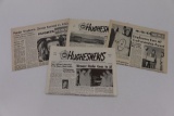 Rare! 1950's Hughes Aircraft Newspapers