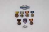 Lot of U.S. Veteran Hat/Cap Pins