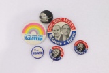 George McGovern Lot of Political Pin-Backs