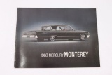 1963 Mercury Monterey Auto Brochure