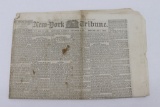 11/1/1862 New York Civil War Newspaper