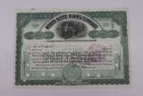 Rare 1908 Montana Stock Certificate