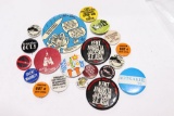 Large Lot of Vintage Political Protest Pins