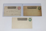 Wells, Fargo Lot of (3) Vintage Envelopes
