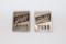 (2) Antique Schlitz Brewery Employee Pins