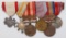 WWII Japanese (5) Medal Bar