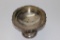 Korean War Footed Silverplate Dish