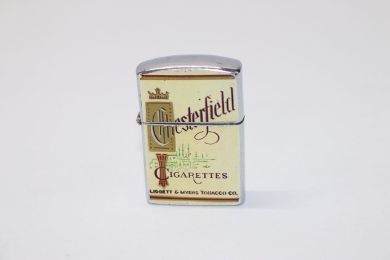 Antique Chesterfield Cigarettes Adv Lighter