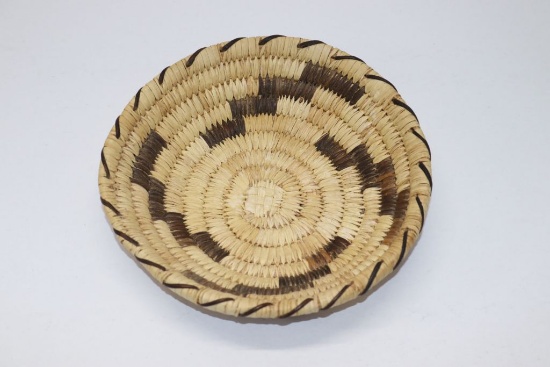 Vintage Papago Indian Hand Woven Bowl