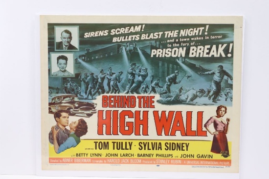 "Behind the High Wall" Film Noir Poster