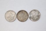 Lot (3) U.S. Morgan Silver Dollars