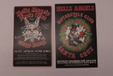 Hells Angels Invitation Postcard Lot of (2)