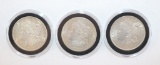 1921 P/D/S Morgan Silver Dollars