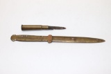 WWI Trench Art Knife and Letter Opener