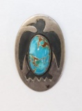 Sterling Silver/Turquoise Broach