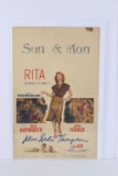 Rita Hayworth Movie Window Card Poster