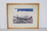 Antique Framed Photos USAF/USMC Jets