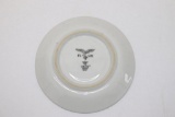 WWII Nazi Luftwaffe Porcelain Saucer