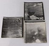 (3) WWII U.S. Bombing Mission Photos