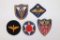 (5) WWII AAF/Army Air Corps Patches