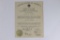 1943 CD/Air Raid Warden Certificate