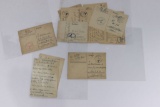 8 WWII German Soldier Feldpost Postcards