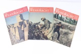 (3) WWII Die Wehrmacht Nazi Magazines