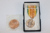 Vietnam Service Medal & Veteran's Coin