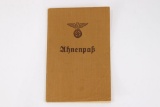 Nazi Ahnenpass Family Tree Book