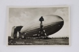 Nazi LZ 129 Hindenburg Zeppelin Postcard