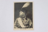 Italian Benito Mussolini WWII Postcard