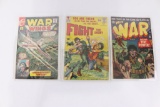 (3) 1950's/60's War Comic Books