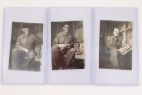 (3) WWII G.I. Personal Photos w/Pin-Ups