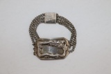 1930's Chinese Silver USMC/USN Bracelet