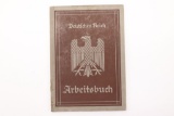 1936 Issued Nazi Arbeitsbuch From Berlin