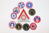 (11) Assorted US Army Log Cmd Patches