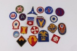 (20) Vintage U.S. Army Patches