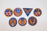 (7) WWII AAF Assorted Air Force Patches