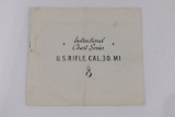 Vtg Instructional Book Rifle Cal. 30 M1