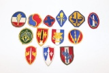 (13) Post WWII U.S. Army Unit Patches